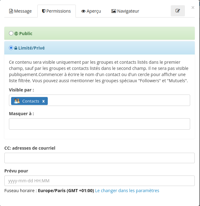 Permissions